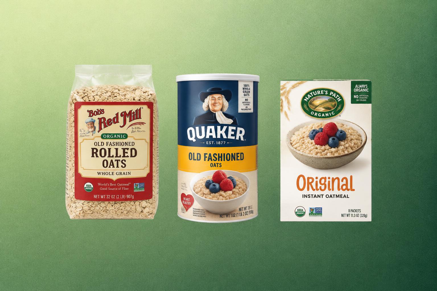 Products featured in Healthiest Oatmeal: 6 Oats and Packets Ranked by Label