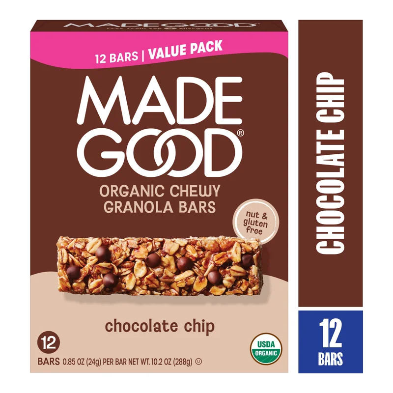 Chocolate Chip Granola Bars