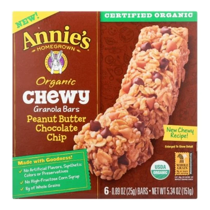 Organic Chewy Chocolate Chip Granola Bars