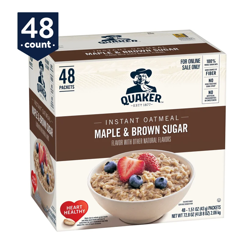 Maple & Brown Sugar Instant Oatmeal