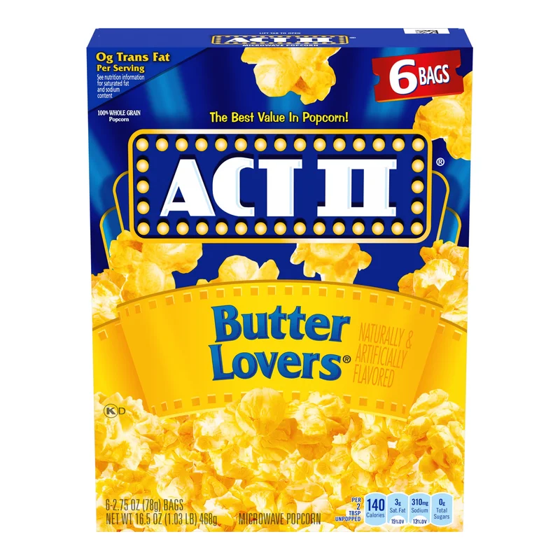 Butter Lovers Microwave Popcorn