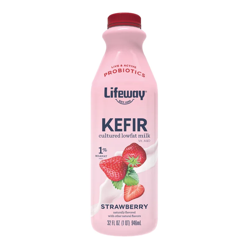 Lowfat Strawberry Kefir