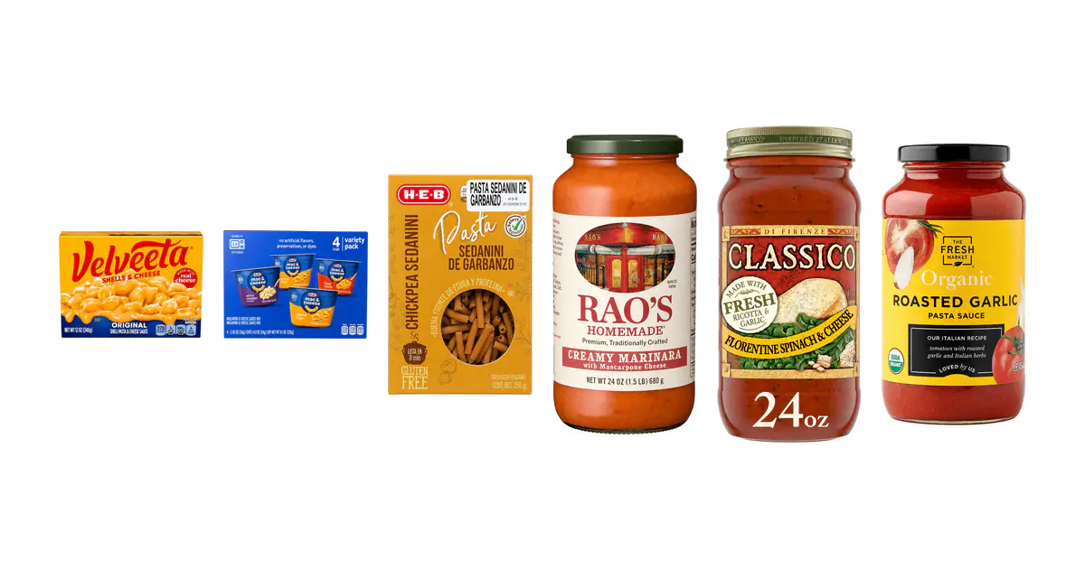 Products featured in Worst Rated Pasta Products: 6 Lowest Scores Ranked