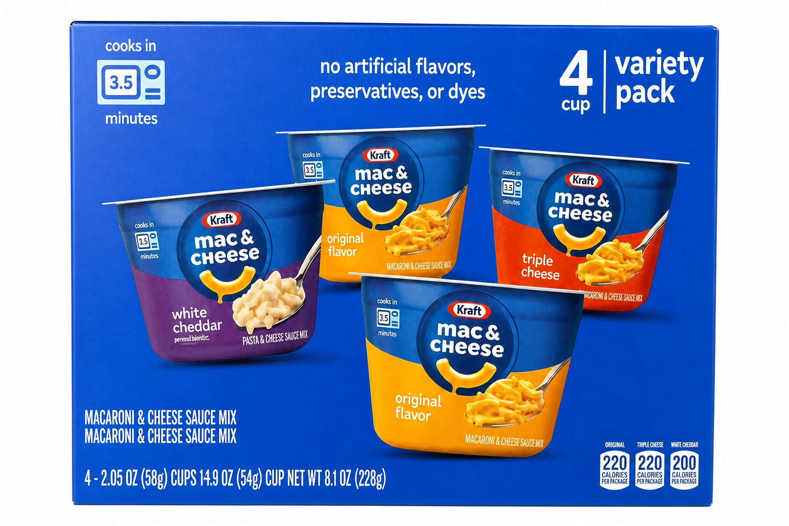 Kraft mac & cheese variety pack