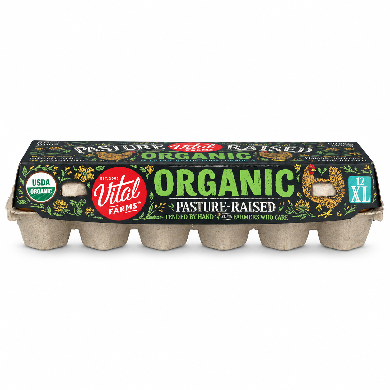 Vital Farms Organic Pasture Raised Extra Large Eggs