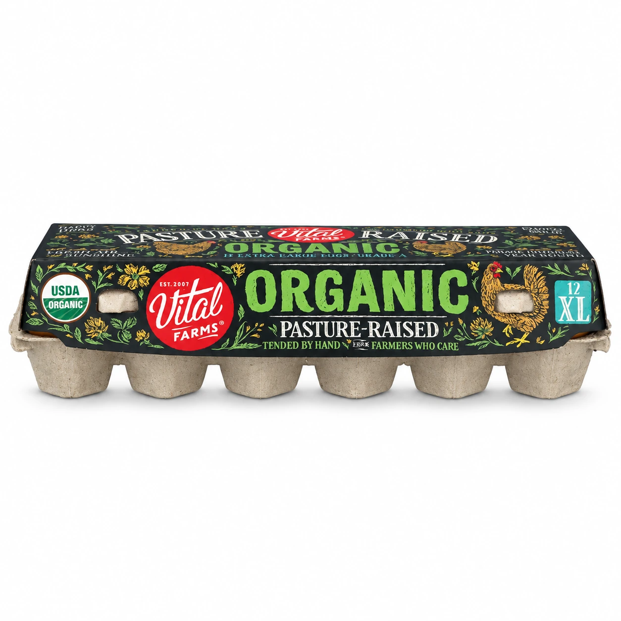Vital Farms Organic Pasture Raised Extra Large Eggs