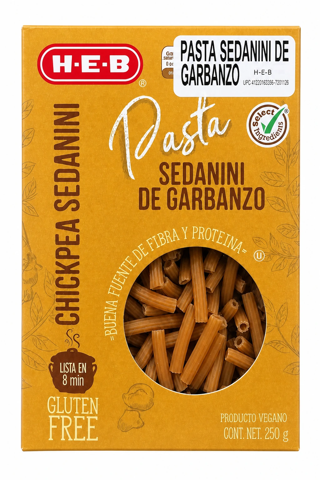 H-E-B Chickpea Sedanini Pasta