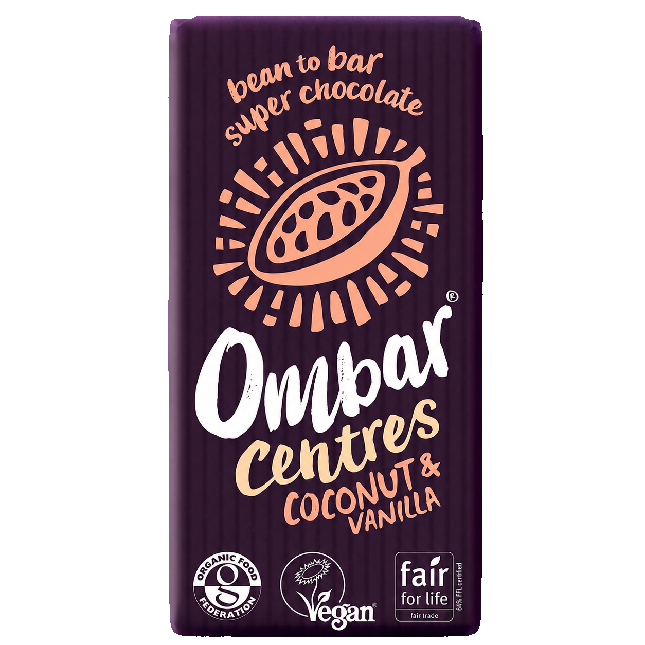 Ombar Centres Organic Coconut & Vanilla Chocolate