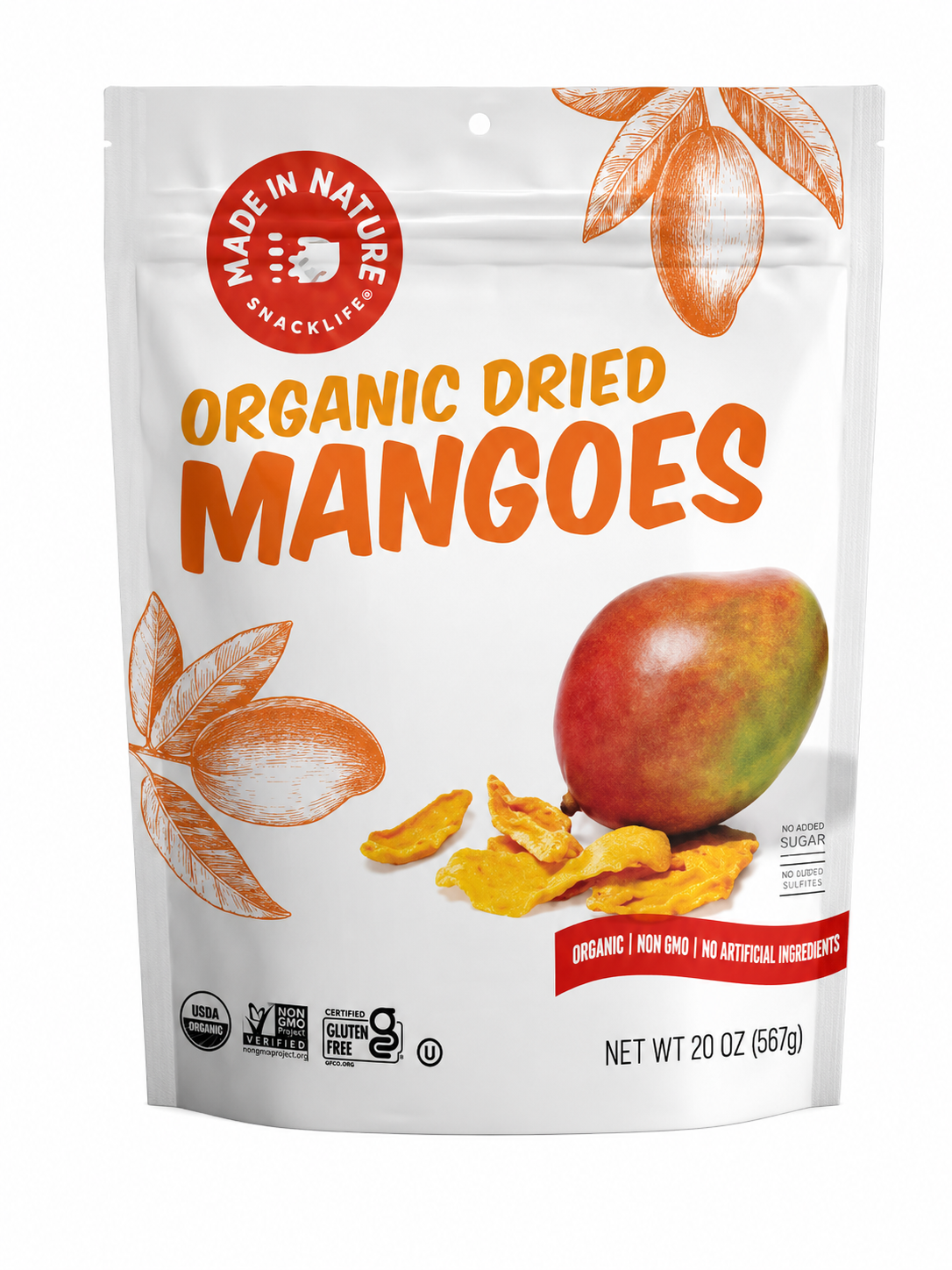 Organic Dried Mangoes
