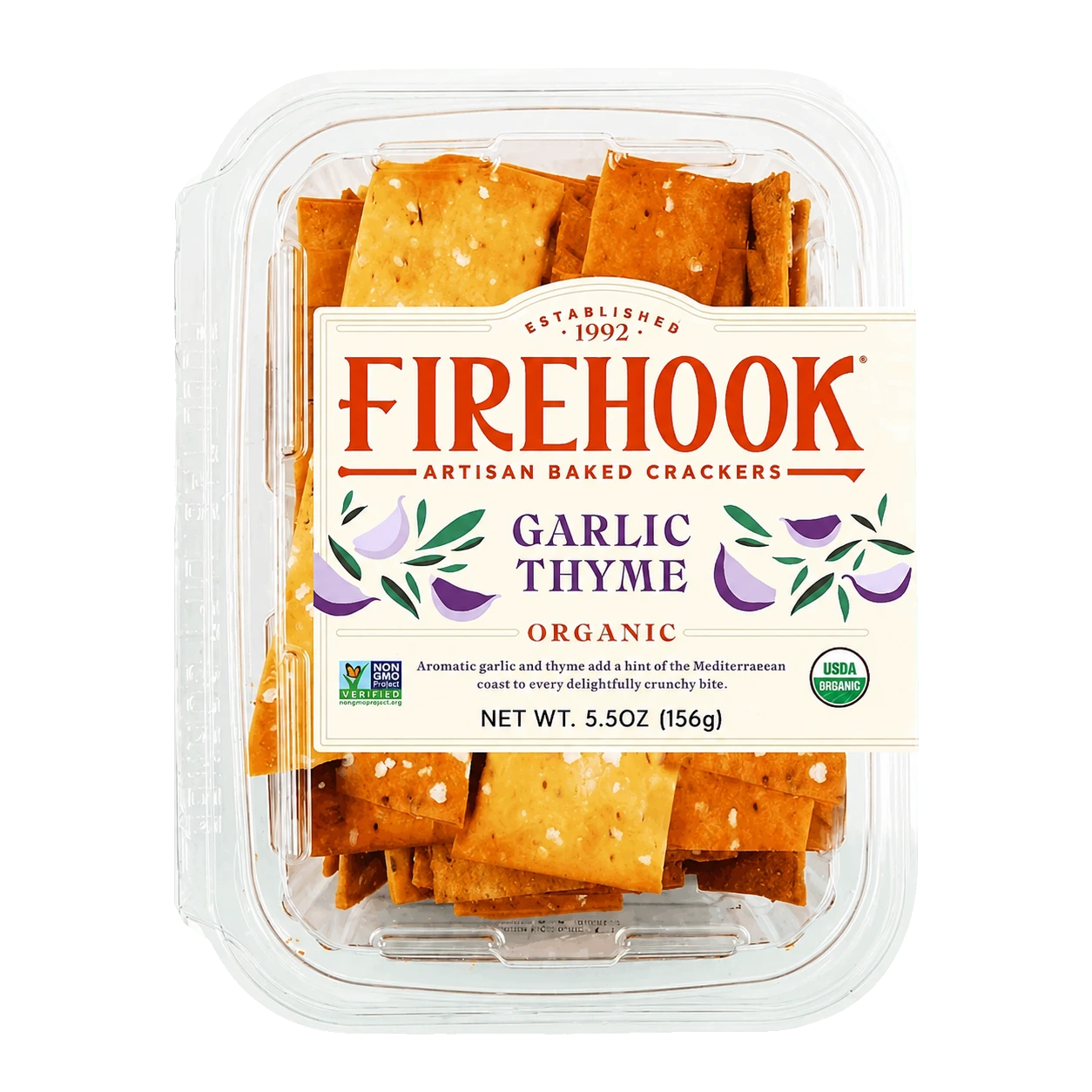 Garlic Thyme Crackers