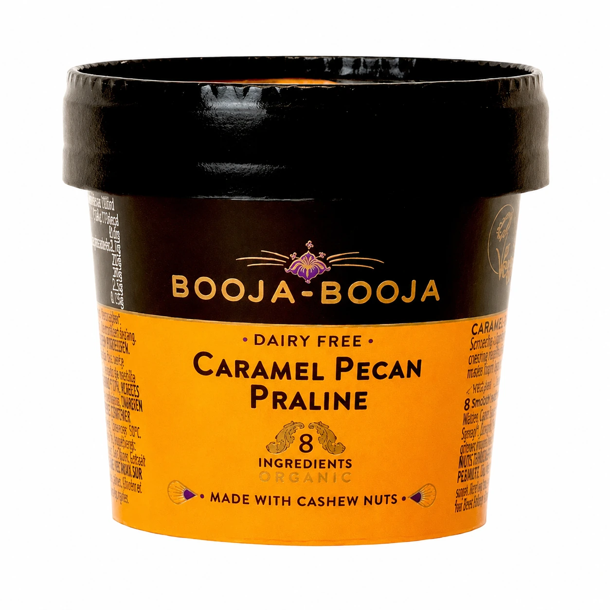 Booja-Booja Caramel Pecan Praline Dairy-Free Ice Cream