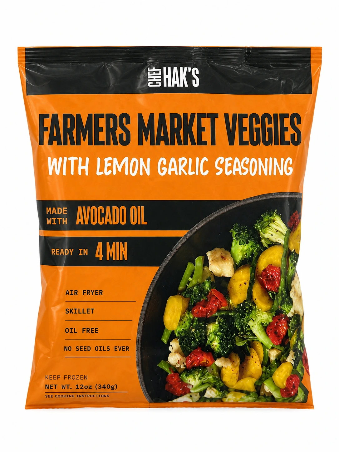 Chef Hak's Farmers Market Veggies with Lemon Garlic