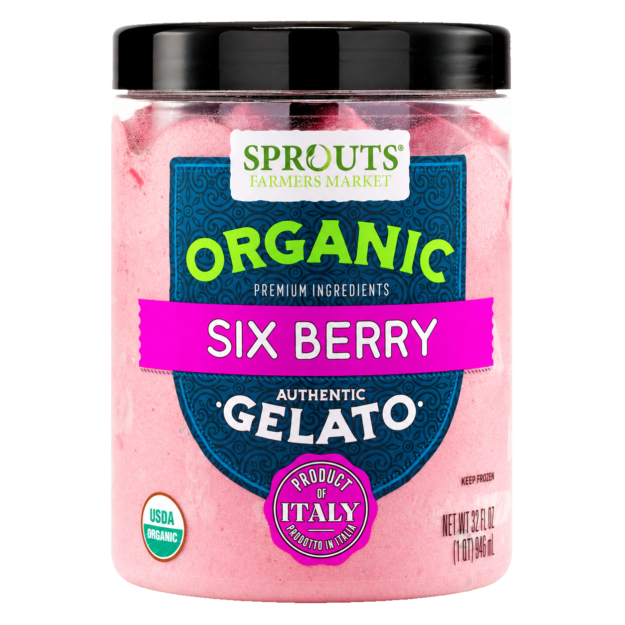 Sprouts Farmers Market Organic Six Berry Gelato