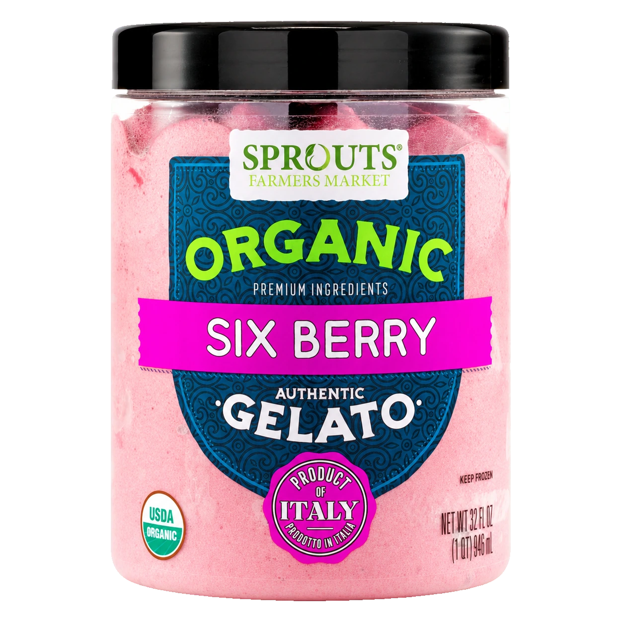 Sprouts Farmers Market Organic Six Berry Gelato