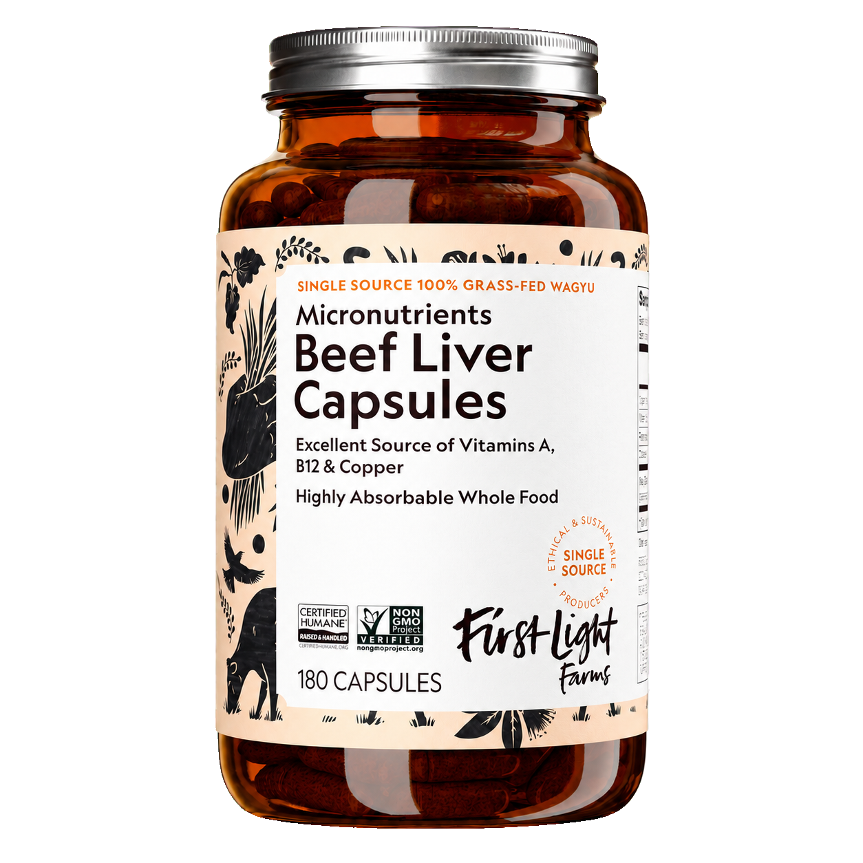 Firstlight Grassfed Micronutrients Beef Liver