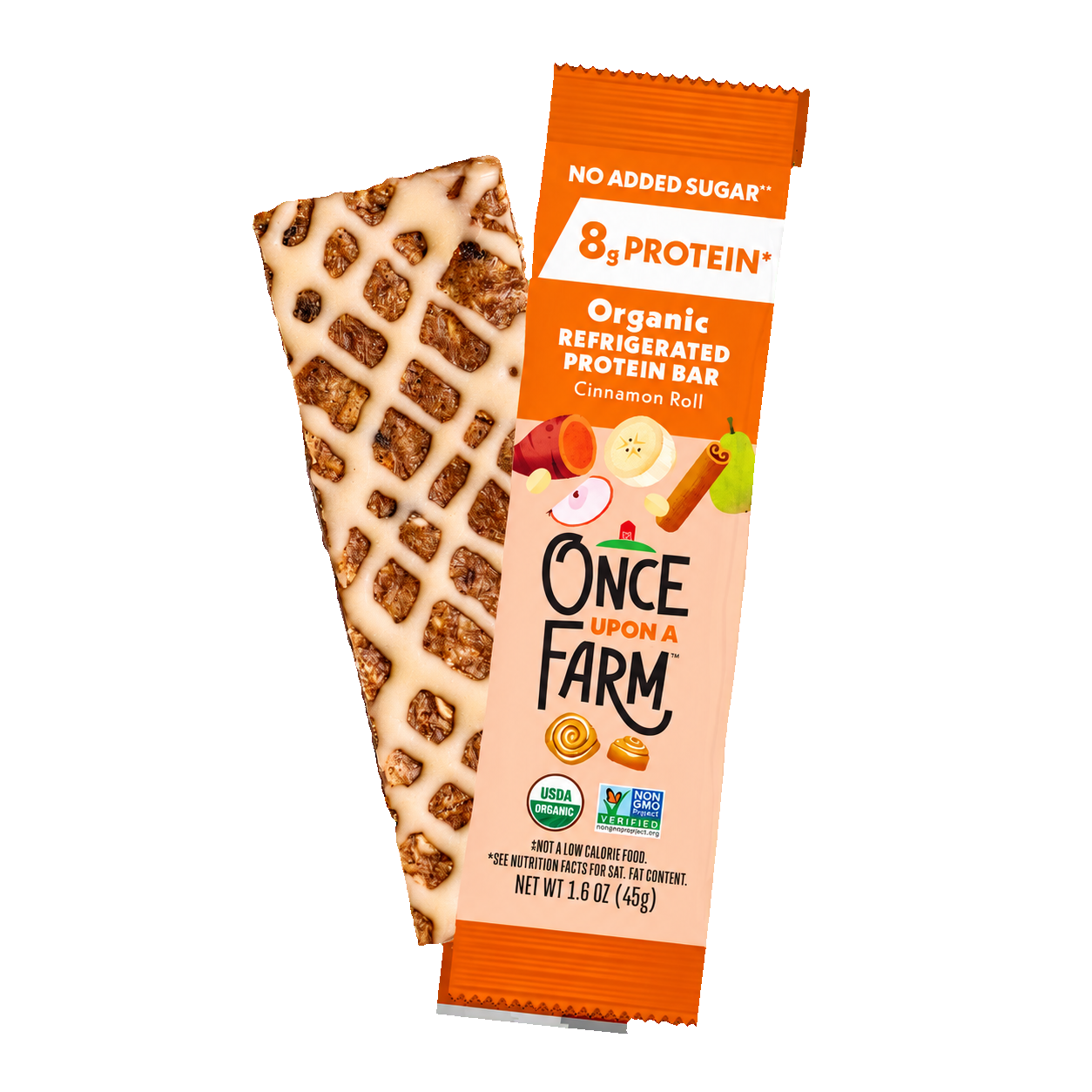 Once Upon a Farm Cinnamon Roll Protein Bar