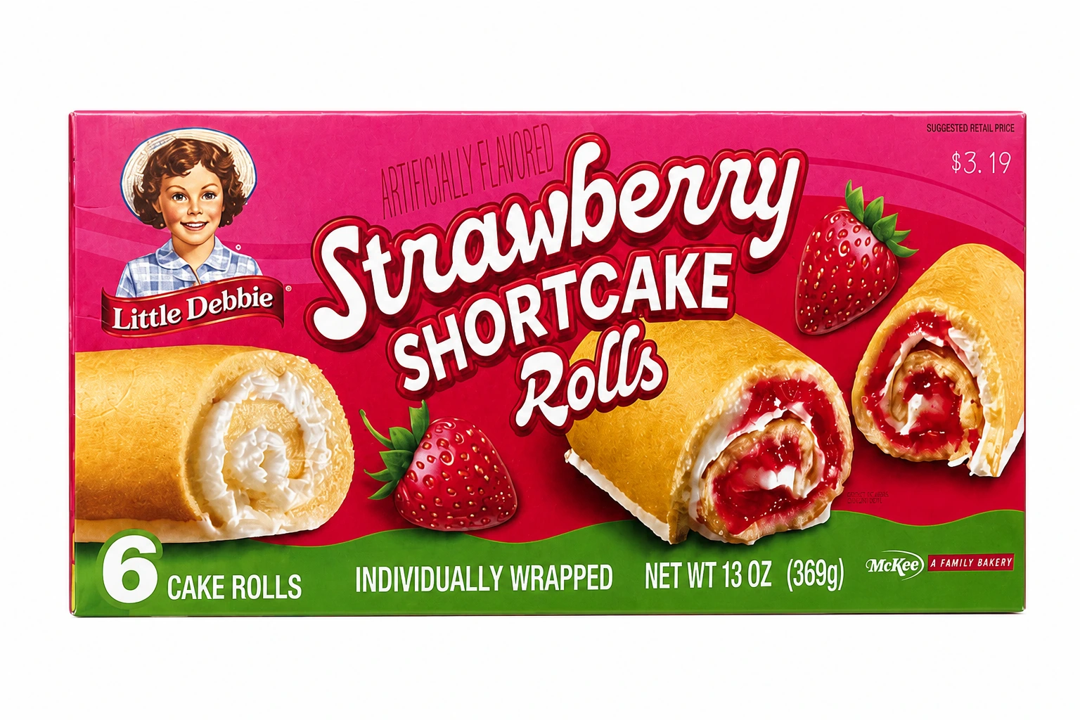 Strawberry Shortcake Rolls
