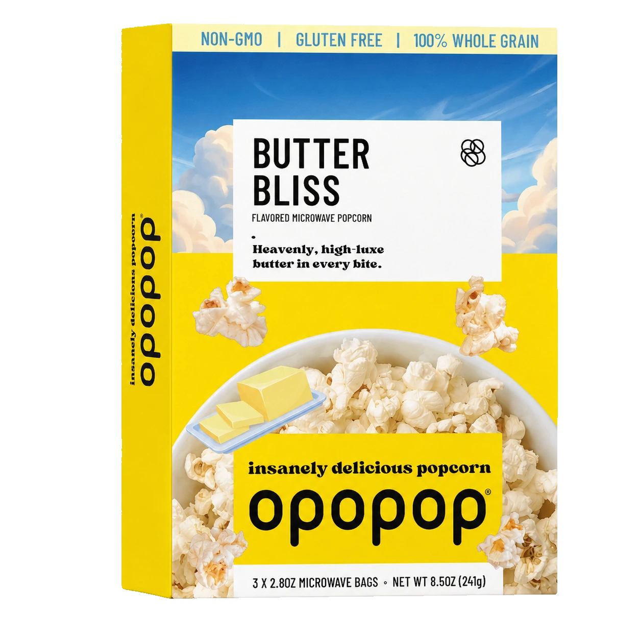 Opopop Butter Bliss Popcorn