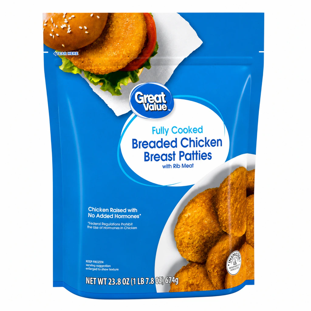 Great Value Chicken Burgers