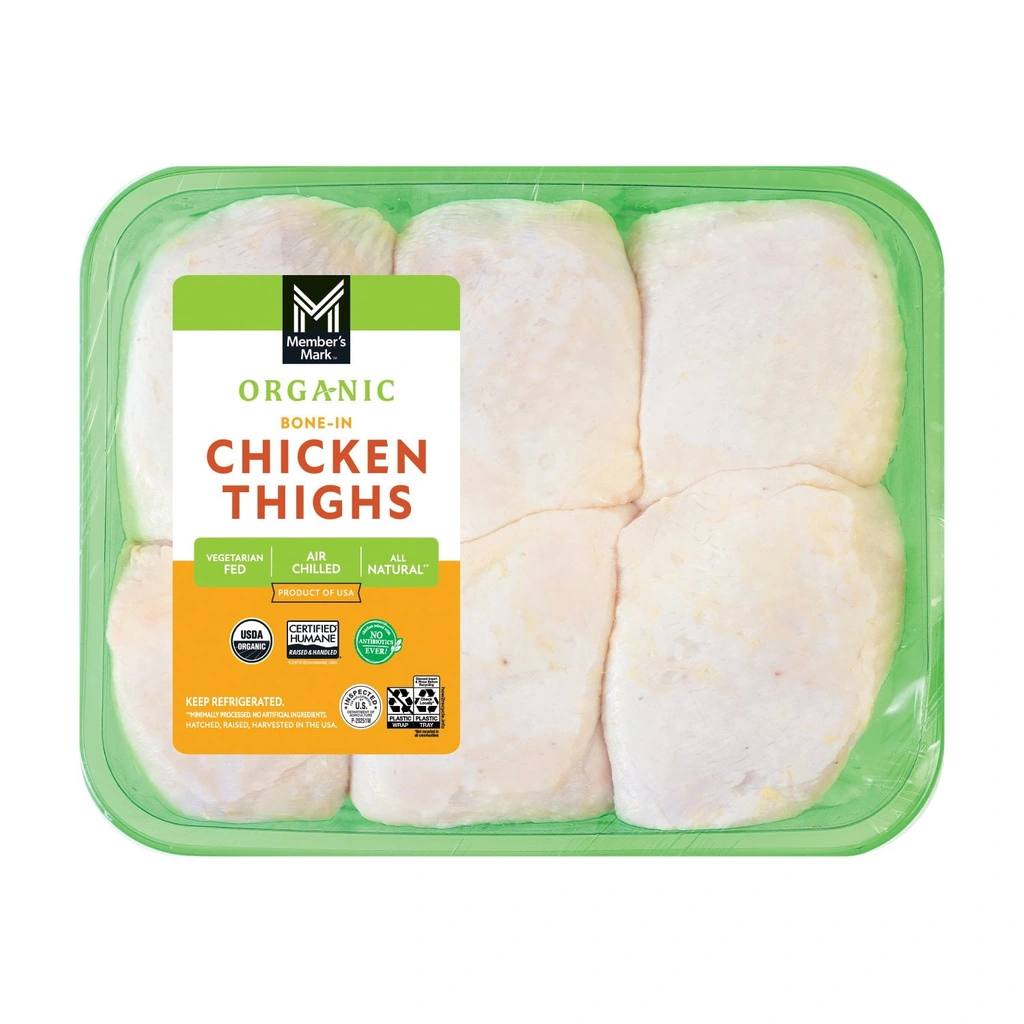 Member's Mark Organic Bone-In Chicken Thighs
