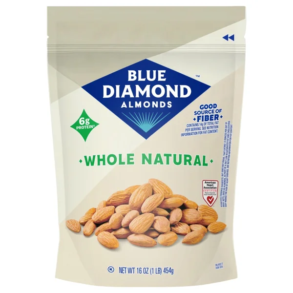 Blue Diamond Whole Natural Almonds package