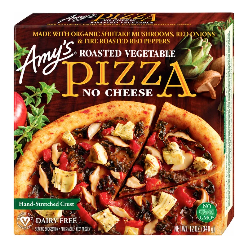 Amy’s Roasted Vegetable Pizza, Vegan