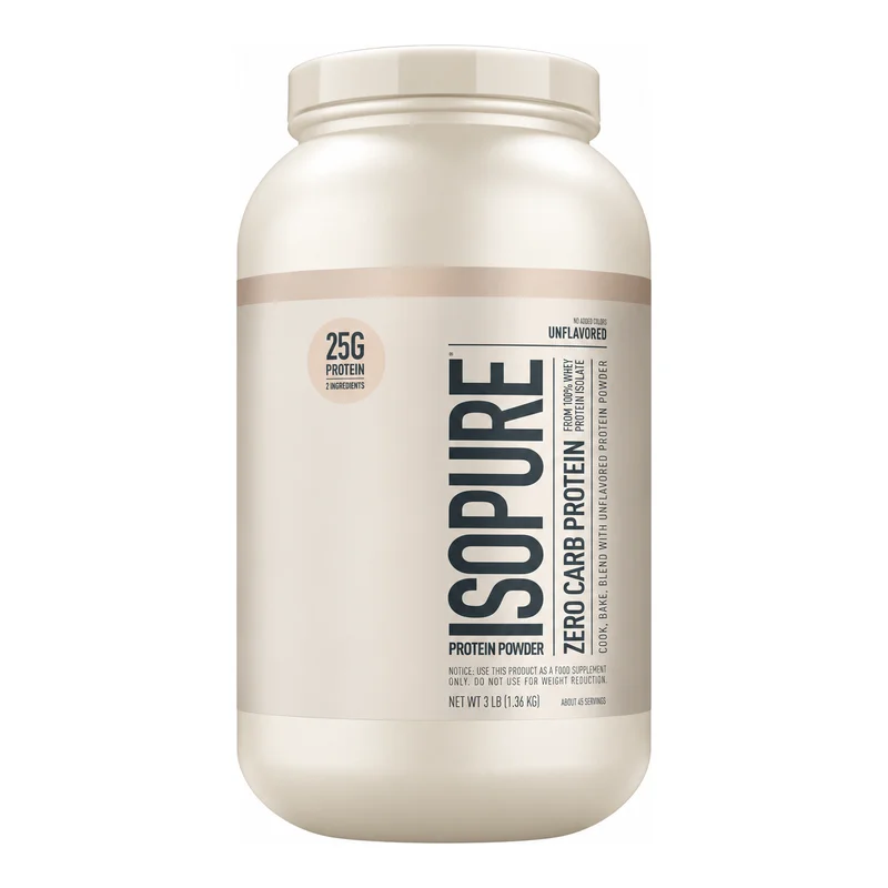 Isopure Zero Carb Whey Protein Isolate, Unflavored