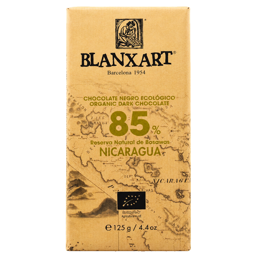 Chocolate Negro Ecológico Organic Dark Chocolate 85% Nicaragua