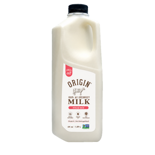 Unhomogenised Guernsey whole Milk