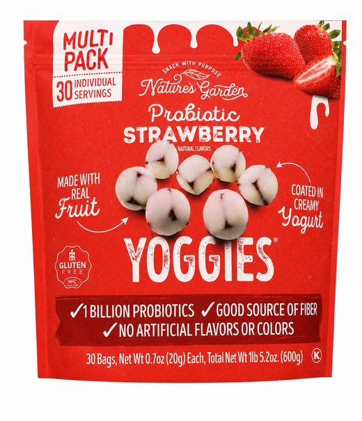 Probiotic Strawberry Yoggies