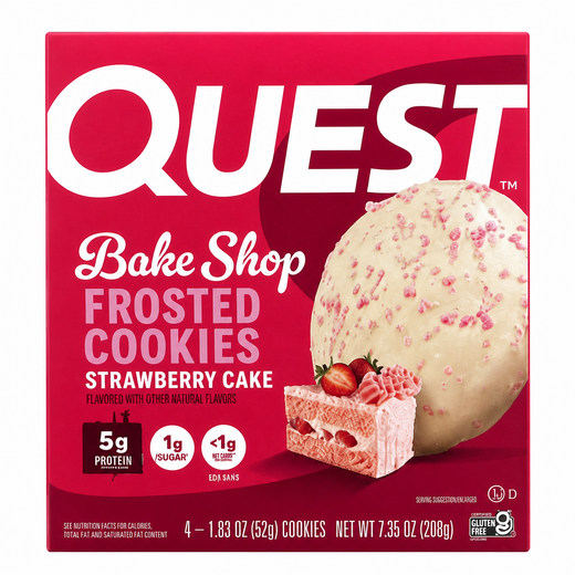 Bake Shop Frosted Cookies Strawberry Cake