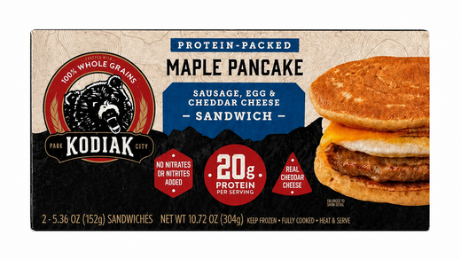 Maple Pancake Sausage, Egg & Cheddar Cheese Sandwich