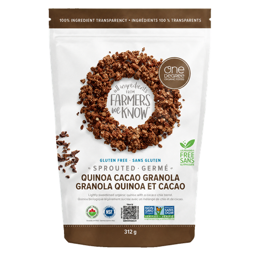 Sprouted Quinoa Cacao Granola