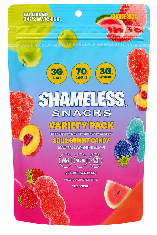 Sour Gummy Candy Variety Pack